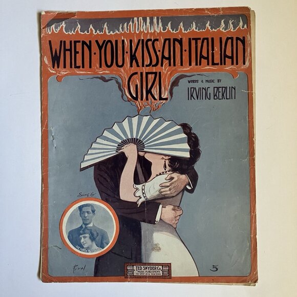 1910s Vintage Sheet Music Everybody's Doin' It Now - Ragtime Violin - Picture 4 of 16